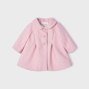 Mayoral Blush Pink Cape with Buttons